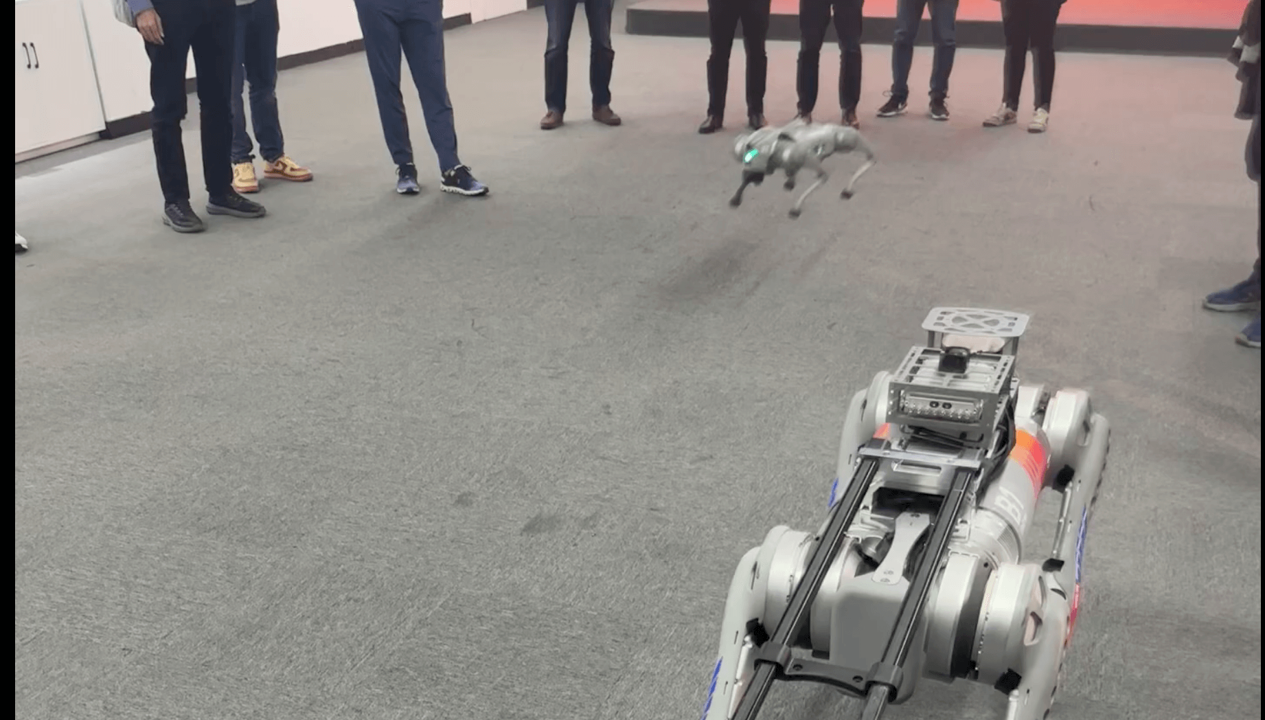 Roboterhunde der Firma Unitree